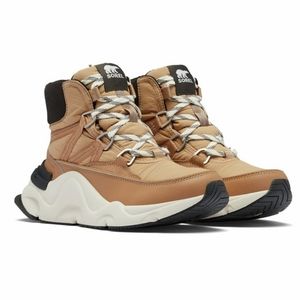 Sorel Sport Waterproof Leather Sneaker Tawny Buff 9M please read